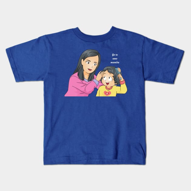 Yo Te Amo Mamita Mother and child Kids T-Shirt by Unique Online Mothers Day Gifts 2020